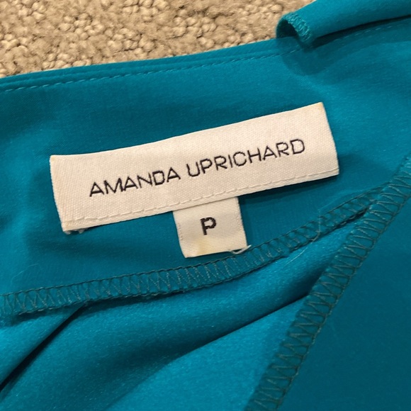 Amanda Uprichard one shoulder dress.  Size P. - Picture 3 of 5